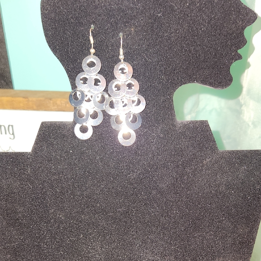 Elegant Silver Dangle Earrings